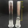 3インチの6腕のガラスのガラス系統系14 mm女性から18 mmの男性の曇り継手のガラスの棘の水道管