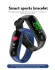 M3 Bracelet intelligent HD Bluetooth FitnessTracker surveillance du sommeil podomètre fréquence cardiaque pression artérielle sport étanche activités rappeler
