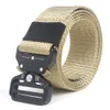 Army Tactical Waist Belt Man Jeans Male Military Cash Chaved Canvas Nylon Duty Strap3366161