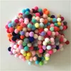 400pcs / lote hábil comércio ponpon 10mm multicolor pompom diy decoração bola pompons manual infantil brinquedos educativos acessórios grátis navio