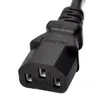 1pcs EU / UK / US-kontakt nätkabel 1m 100cm 3 Pluggkontakter LED Light Power Adapter EU / UK / US Plug Cable Laddningslinje