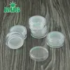 50 stks 5G 5ML Plastic Jar met deksel, lege cosmetische potten, duidelijke monster siliconencontainers, mini-crème potten, make-upverpakking