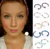 Nose Rings Body Piercing Jewelry Fashion Jewelry Stainless Steel Nose Hoop Ring Earring Studs Fake Nose Rings Non Piercing Rings