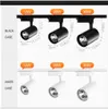 HOB LED TRACK LIGHT 12W 20W 30W алюминиевый потолочный рельсовый железнодорожный рельсовый подсветка точечные рельсы заменить галогенные лампы AC85-265V