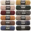 12Colors 100g / st Yak ull garn mjuk yak cashmere linje hand stickad garn diy hantverk sticka tröja halsduk hatt