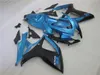 100% moldagem Por Injeção Preto azul ALSTARE corona carenagem kit para SUZUKI 2006 2007 GSXR 600 750 K6 GSXR600 GSXR750 06 07 carroçaria DE59