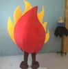 2018 hot sale red big fire mascot costume for adult to wear