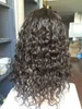 新到着18 '' Human Virgin Remy Brazilian Soft Hair Lace Full Lace Kinky Curly Wig