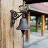 Antique Wrought Iron Crown Welcome Dinner Bell Home Decor Windchime Wind Chime Primitive Door Porch Cabin Lodge Patio Courtyard Decoration