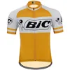 BIC Team Mäns Cykling Kortärmad Jersey Road Racing Shirts Cykeltoppar Sommar Andas utomhus Sport Maillot S21043007