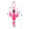 ORISSI Bunny Triple Plaisir Lapin Vibrateur G Spot Clitoris Stimulateur Plug Anal Rotation Gode Vibrateur Sex Toys pour Femme Y18102005