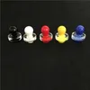 Groothandel gekleurde glazen ufo carb cap diameter 26mm voor quartz banger nagel 19,5 mm enail universele spoel verwarming spoelen op voorraad