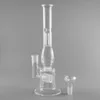 Honeycomb Tire Perc Glass Water Pipe - Premium Bong för smidig rökupplevelse