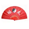 Chinese traditionele Tai chi patroon Kung fu fan opvouwbare ventilator voor Wu shu 33 cm fan frame voor mannen en vrouwen F202446