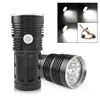 Nieuwe aankomst Super 34000LM 14x XM-L T6 LED-zaklamp Toorts 4x 18650 Hunting Light Lamp 14 PCS XM-L T6 Torch Light376363333