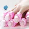 Nagel-Kunst Wiederverwendbare UV Gel Polish Remover Wrap Plastic Elastic tränken weg Cap Clip Maniküre Reinigung Lack Werkzeug