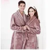 New Love Couples Robe Autumn Winter Men Mink Flannel Thick Warm Bathrobes Male Home Leopard Bath Robes Vs Tmall
