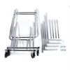 2018 Gratis verzending Groothandel Heavy Duty Steel Double-Bar Garment Rack Hange Storage Houders Racks