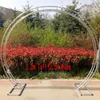 Wedding props iron arch background wall decoration truss arch frame round flower gate cherry blossom flowergate