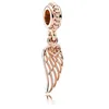 Fahmi 100% 925 Sterling Zilveren Charm Rose Gold Hanger Septum Bow Sneeuwvlok Crown Heart Lock Temperament Exquisite Mode Dames Sieraden