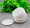 20 50 100 250ML Empty White Silver Edge Portable Refillable Plastic Cosmetic Makeup Face Cream Jar Sample Container Bottle Pot SN18438956