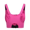 Professionele Sneldrogend Vrouwen Gym Sport Wirels Shockproof Bra Fitness Naadloze Racerback Vest met Rits XXXXL MAX