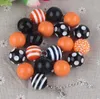 Crianças Jóias Bubblegum Colar para Crianças Meninas Europeu Americano Handmade Bead Necklace Holloween Presente de Natal 3 Projetos Mix
