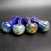 glass pipe hand pipe cool spoon pipes glass tobacco pipes 3.9 Inches 10 Styles Pink Blue Inside Out Rasta Color Smoking Glass Bowls