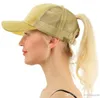 2018 vendita 7 colori Glitter Ponytail Ball Cap Messy Buns Trucker Ponycaps Plain Baseball Visiera Cap Glitter Ponytail Snapbacks2094566