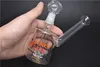 Colorful Mini Bruciatore a olio per tubi per impianti petroliferi Acqua Bong piccola cera d'acqua dab rig bong Ash Catcher narghilè per fumatori