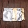 Cała srebrna złota torba na prezent 15 20cm Candy torebki złote sznurki Big Organza Bags