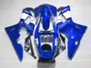 Vitblå Camal Hi-Grade Bodywork Fairings för Yamha 1998 1999 YZF R1 YZFR1 98 99 YZF-R1 Full Fairing Kit AF48