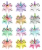 7 Inch 12 Colors Children Unicorn Bronzing Flip Sequins Dovetail Bow Hair Bands