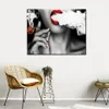 Wall Art Modular Canvas Painting 1 Pieces Women Smoke money HD Print Abstract Posters Pictures Home Decoration Room Art9451875