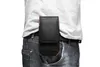 Läder Universal Cell Phone Fodral påse för iPhone Samsung LG Moto Huawei Belt Clip Holster Korthållare Waist Pack Bag Flip Mobile Cover