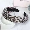 AWAYTR femmes léopard Prit bandeaux élastique bandeau torsion noeud large nouvelle mode impression chapeaux cheveux cerceau cheveux accessoires