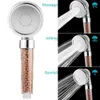 3 Function Adjustable Jetting Shower Filter High Pressure Water Saving Shower Head Handheld Water Saving Shower Head