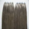 7A серая ленточная наращивание волос наращивание волос уток уток кожи 200 г 80 шт. / Установка ленты в наращиваниях человека