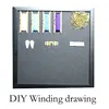 DIY Winding Drawing Wall Art Decoration Handmade Yarn Winding Painting Clover Deer Home Decor Arts And Crafts Gift 14styles