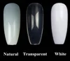 600pcsbag Ballerina Nail Art Tips transparentnatural faux cercueil ongles artistiques
