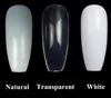 600pcs/Bag Ballerina Nail Art Tips Transparent/Natural False Coffin Nails Art Tips Flat Shape Full Cover Manicure