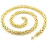 Amumiu Topkwaliteit 7mm Gouden Ketting Enorm Zware Lange Touw Rvs Heren Ketting Ketting Link Groothandel KN010