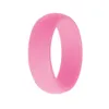 10pcs/set women's Silicone Wedding Rings Hypoallergenic O-ring Band Comfortable Lightweigh Ring for Men Couple Design Jewelry Gift