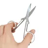 Hot Sale Home Portable Folding Scissors Mini Folding Foldable Scissors Travel Scissor Color Silver SN1344