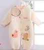 2018 modèles d'automne et d'hiver coton nouveau-né onesies vêtements de bébé en coton transformés en sacs de couchage pour bébé deux vêtements