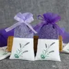 DIY Handmade Dried Flower Sweet Bursa Packing Bag Car Decorate Pendant Cotton Organza Lavender Sachet Bags 0 89xs ff
