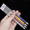 Dabber de lápiz de vidrio con arena de vidrio itinerante de colores para la recolección de cera Dabber Taster para plataforma petrolera Tubería de agua de mano de vidrio