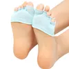 Kadınlar Görünmez Yoga Gym Slip Toe Socks Yarı Kavrama Topuk Beş Parmak Çorap Kalsetinler1472638