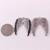 Double Angel Wing Pendant Silver Color Feather Collar Studded With Crystal Popular Fashion Jewelry Valentine039s Day gift5626724