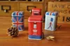 Gratis schip! 1lot = 24 stc! London Style Storganizer Boxes, Tin Box, Storage Case, huishoudelijke goederen, opslagcontainer/potloodkast